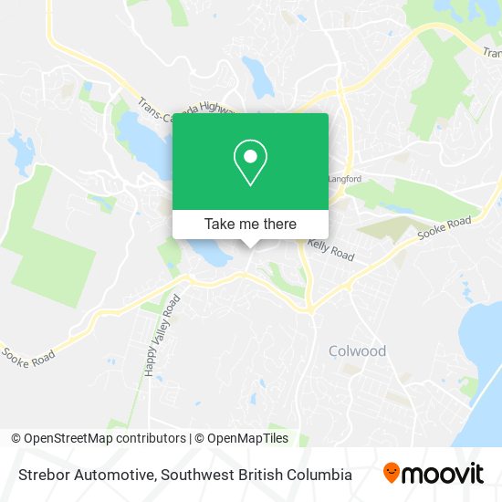 Strebor Automotive map