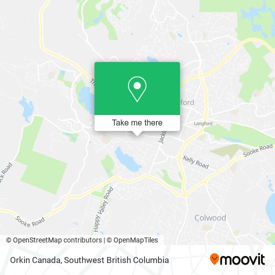 Orkin Canada map