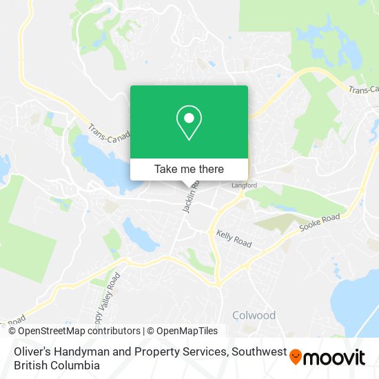 Oliver's Handyman and Property Services map