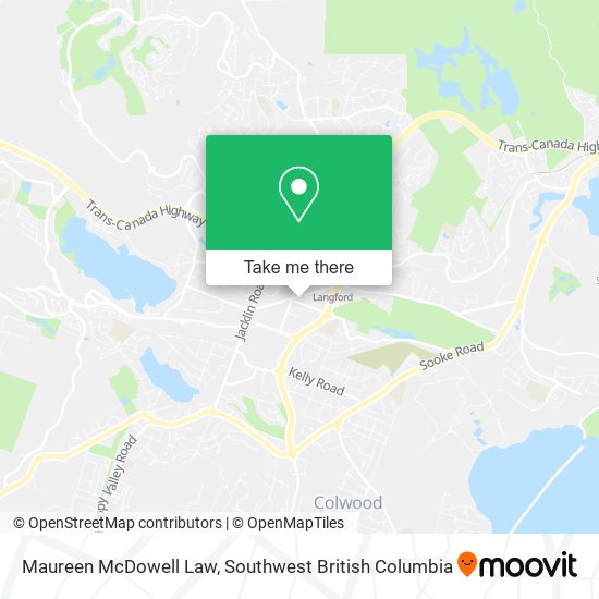 Maureen McDowell Law map