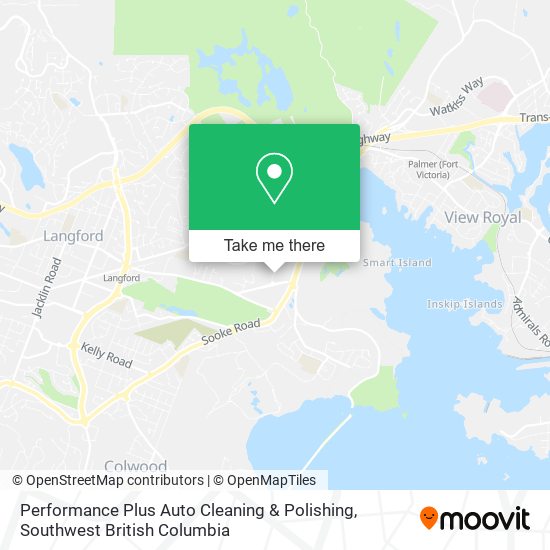 Performance Plus Auto Cleaning & Polishing map