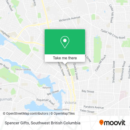 Spencer Gifts map