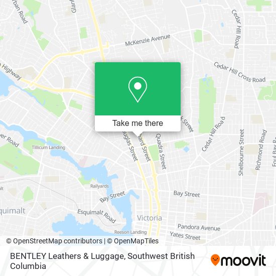BENTLEY Leathers & Luggage map