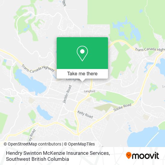 Hendry Swinton McKenzie Insurance Services map