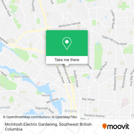 McIntosh Electric Gardening map