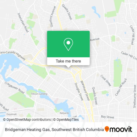 Bridgeman Heating Gas map