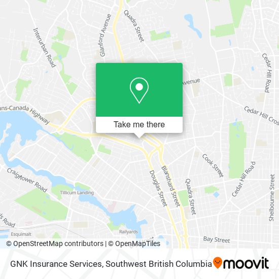 GNK Insurance Services map