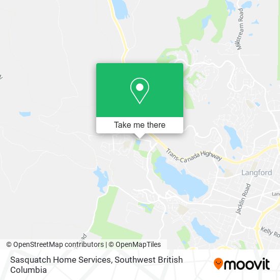 Sasquatch Home Services map