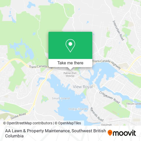 AA Lawn & Property Maintenance map