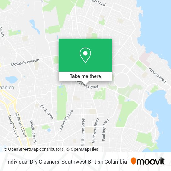 Individual Dry Cleaners map