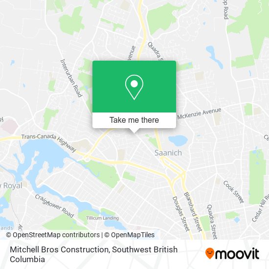 Mitchell Bros Construction map