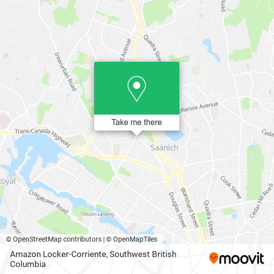 Amazon Locker-Corriente map