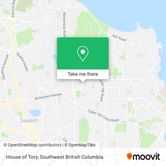 House of Tory map