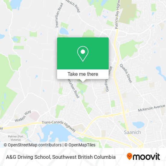 A&G Driving School map