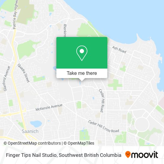 Finger Tips Nail Studio map