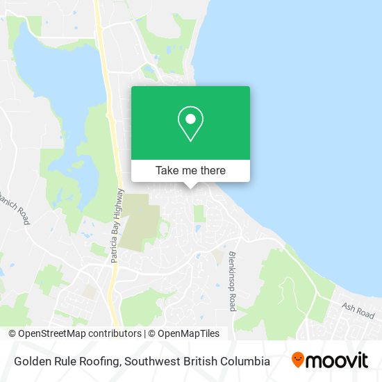 Golden Rule Roofing map