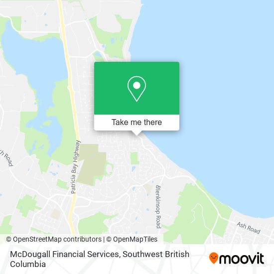 McDougall Financial Services map