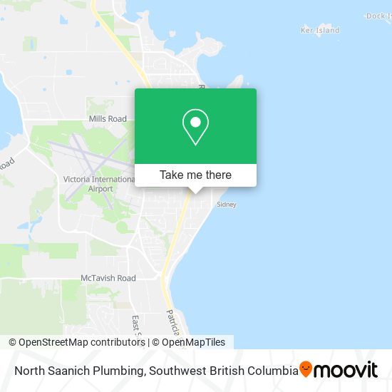 North Saanich Plumbing map