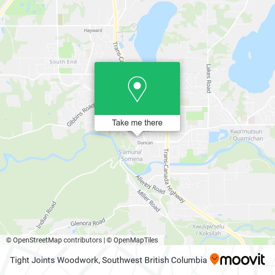 Tight Joints Woodwork map