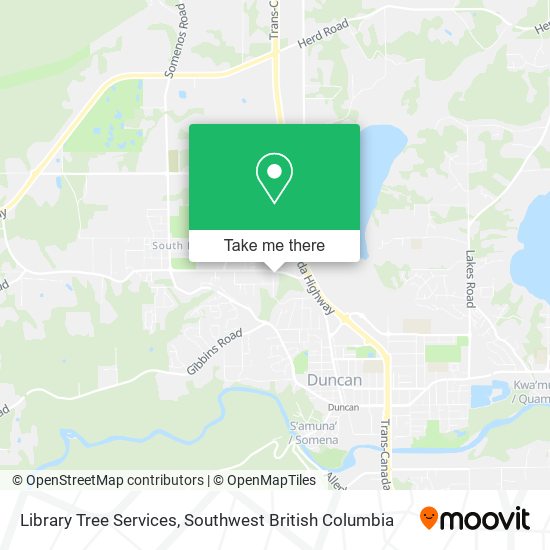 Library Tree Services map