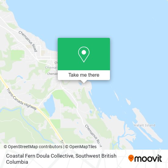 Coastal Fern Doula Collective map