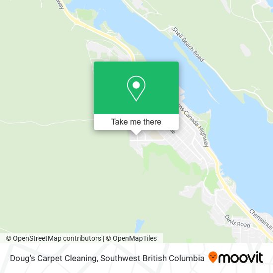 Doug's Carpet Cleaning map