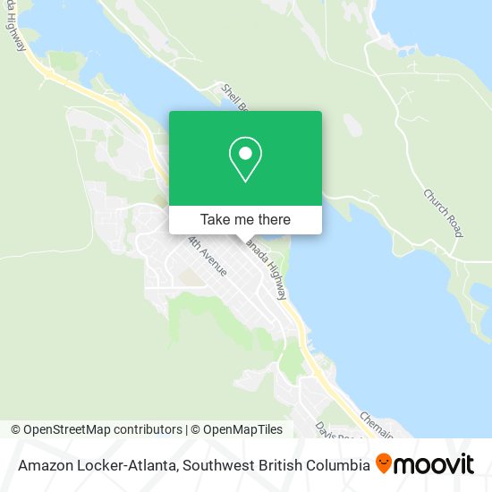 Amazon Locker-Atlanta map