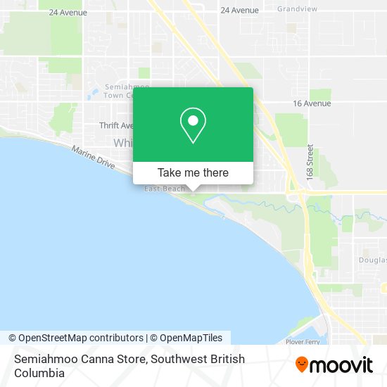 Semiahmoo Canna Store map