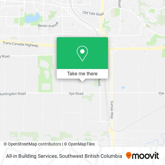 All-in Building Services map