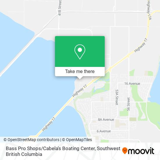 Bass Pro Shops / Cabela's Boating Center map