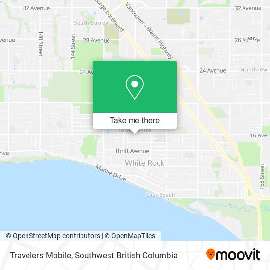 Travelers Mobile map