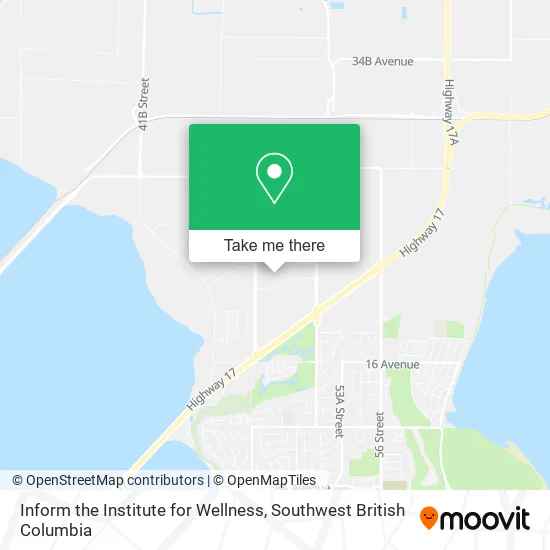 Inform the Institute for Wellness map