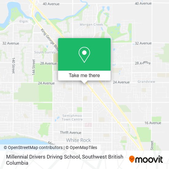 Millennial Drivers Driving School map