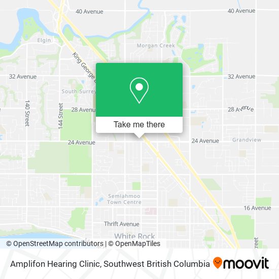 Amplifon Hearing Clinic map