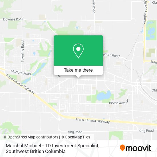Marshal Michael - TD Investment Specialist map