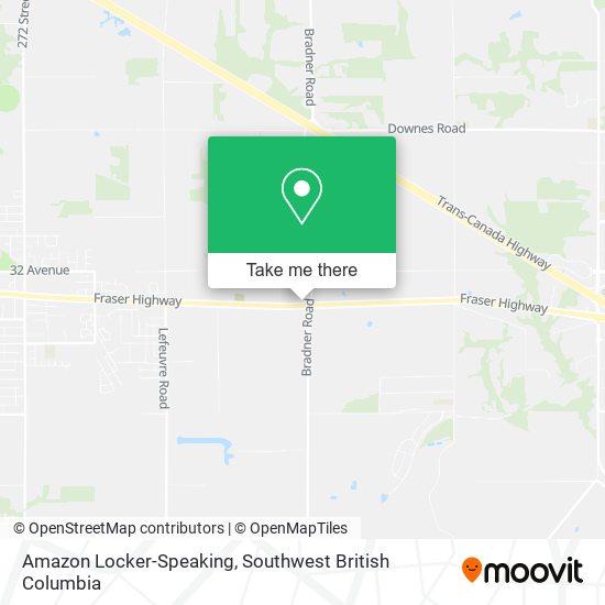Amazon Locker-Speaking map