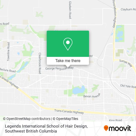 Legends International School of Hair Design map