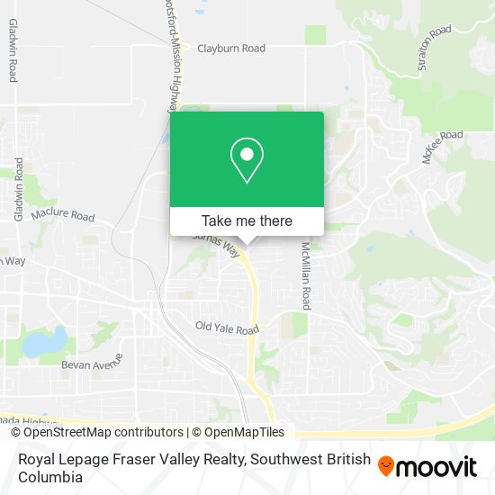 Royal Lepage Fraser Valley Realty map