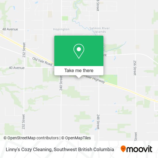 Linny's Cozy Cleaning map
