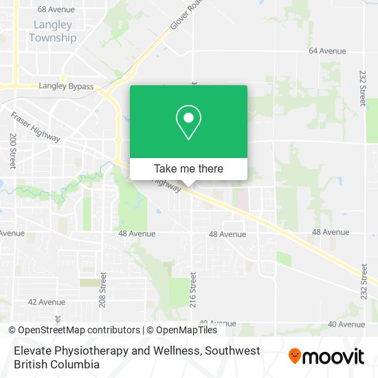Elevate Physiotherapy and Wellness map