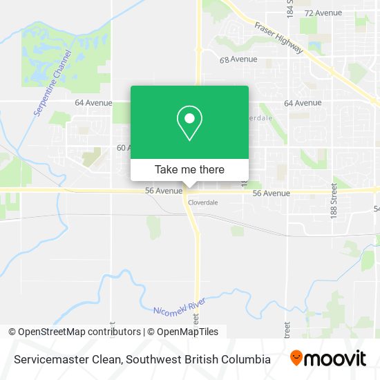 Servicemaster Clean map