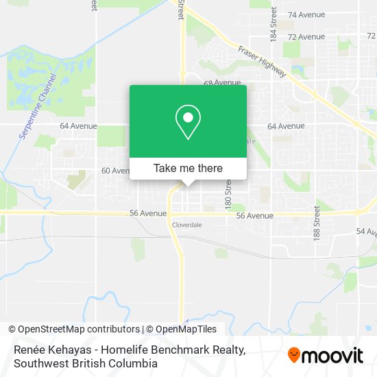 Renée Kehayas - Homelife Benchmark Realty map
