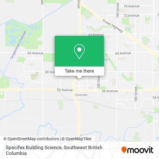 Specifex Building Science map