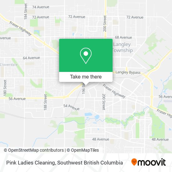 Pink Ladies Cleaning map