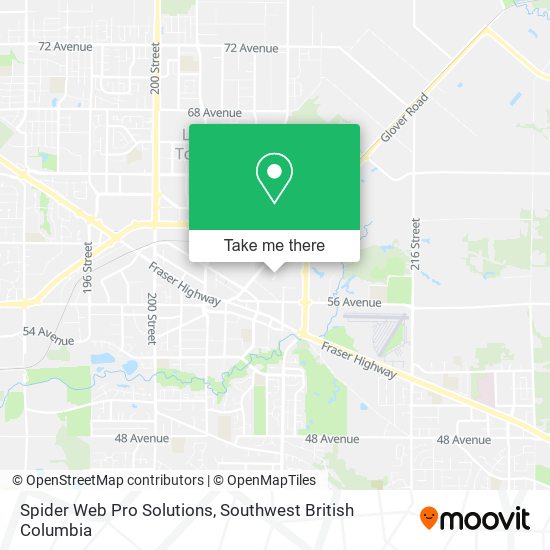 Spider Web Pro Solutions map