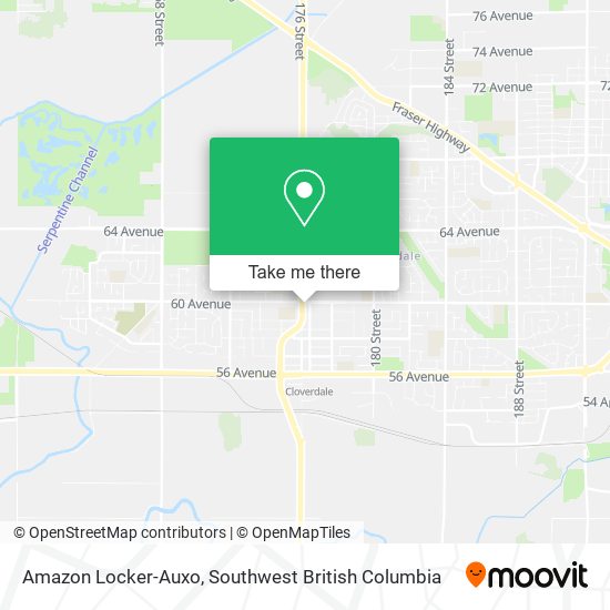 Amazon Locker-Auxo map