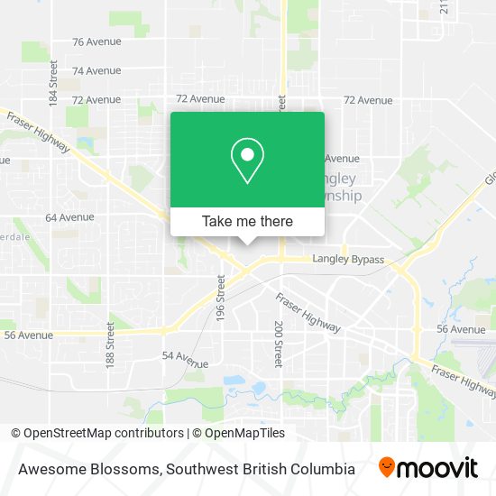 Awesome Blossoms map
