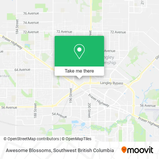 Awesome Blossoms map