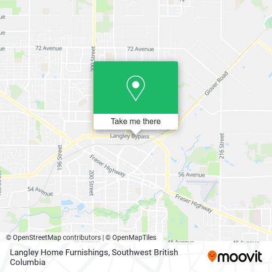 Langley Home Furnishings map