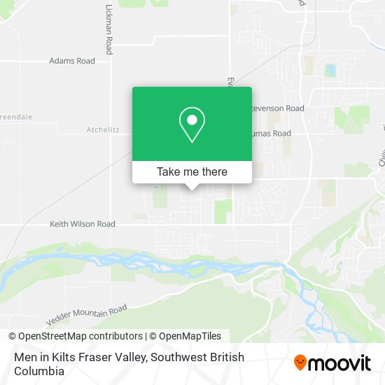 Men in Kilts Fraser Valley map